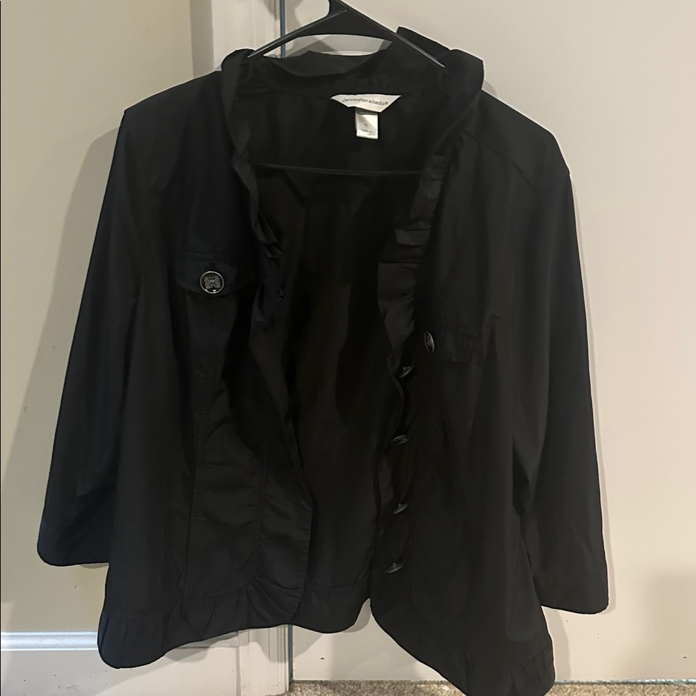 Christopher & Banks Elegant Black Jacket